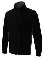 UC617 Two Tone Full Zip Fleece Jacket