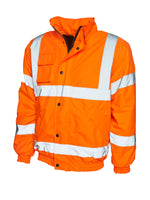 UC804 Hi Vis Bomber Jacket