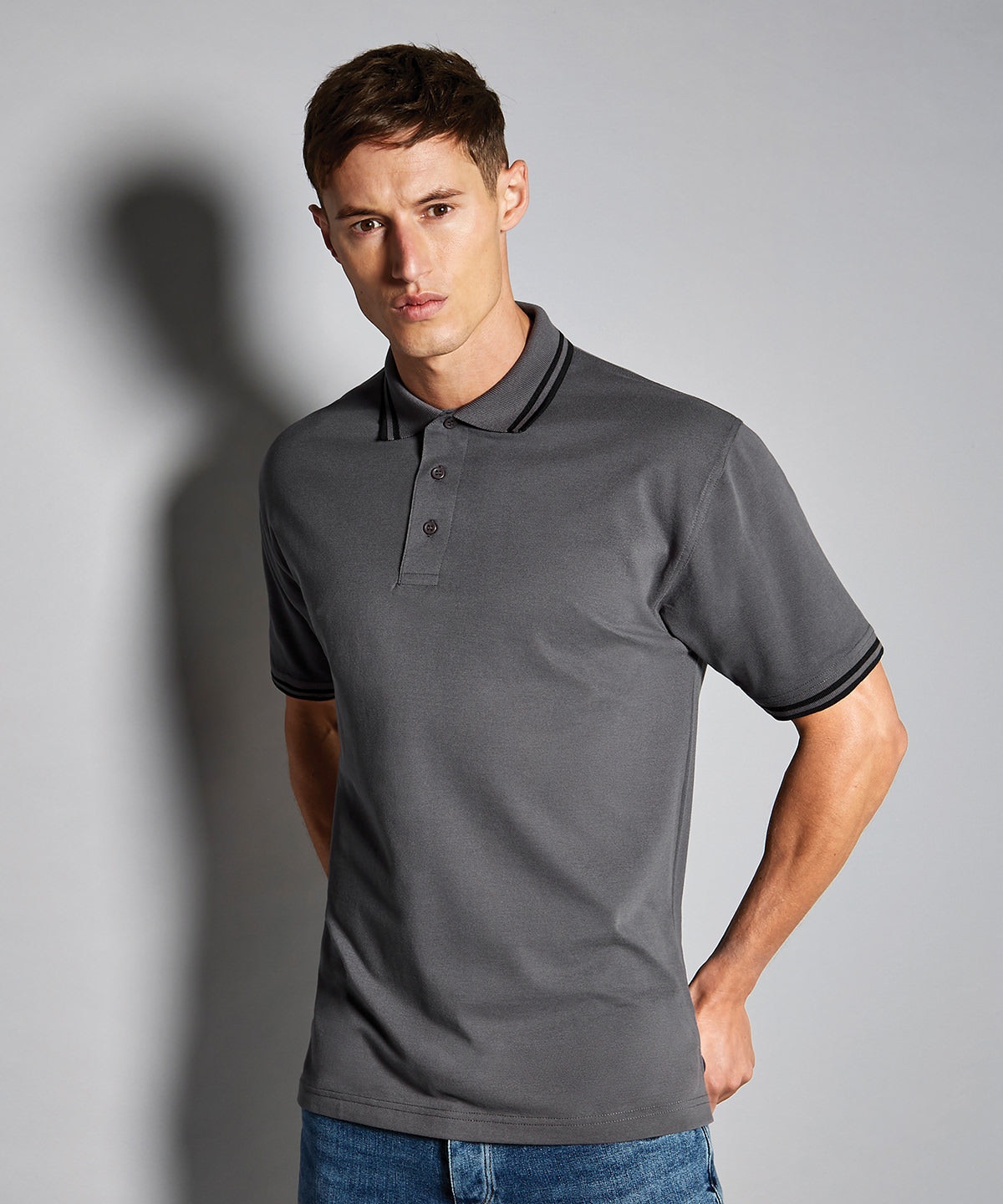 Tipped Collar Polo Shirt – Classic Fit