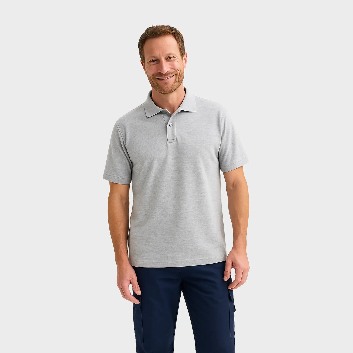UC114 Mens Active Cotton Polo Shirt