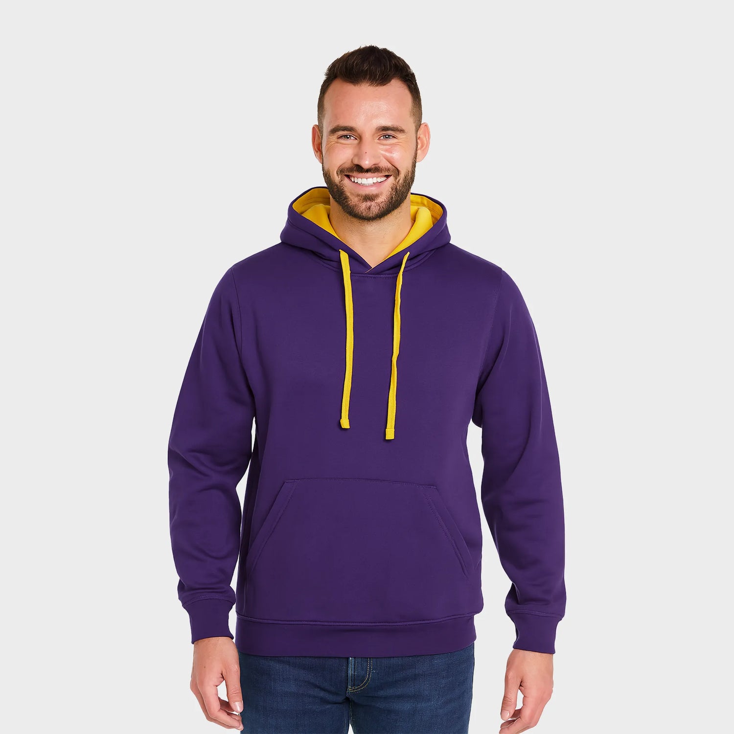 UC507 Contrast Hooded Sweatshirt