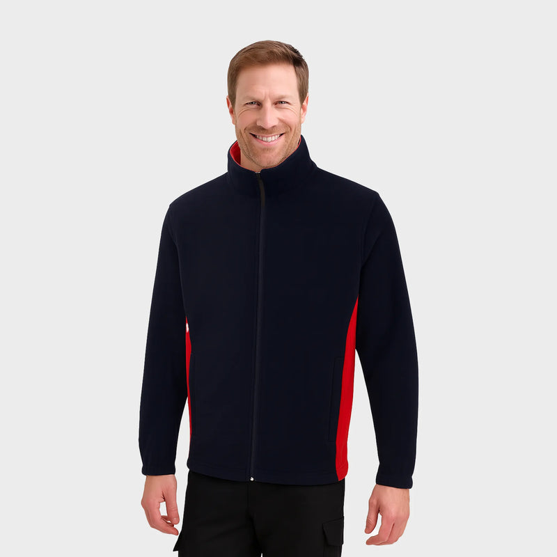 Two Tone Full Zip Fleece Jacket
