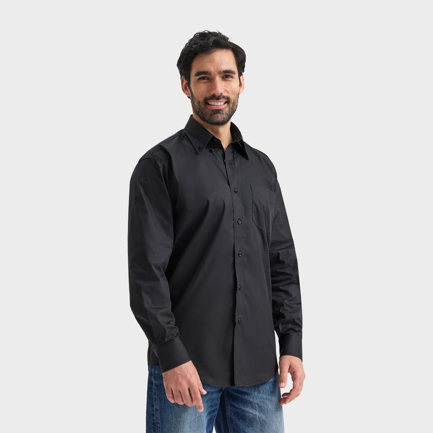 UC701 Mens Pinpoint Oxford Full Sleeve Shirt