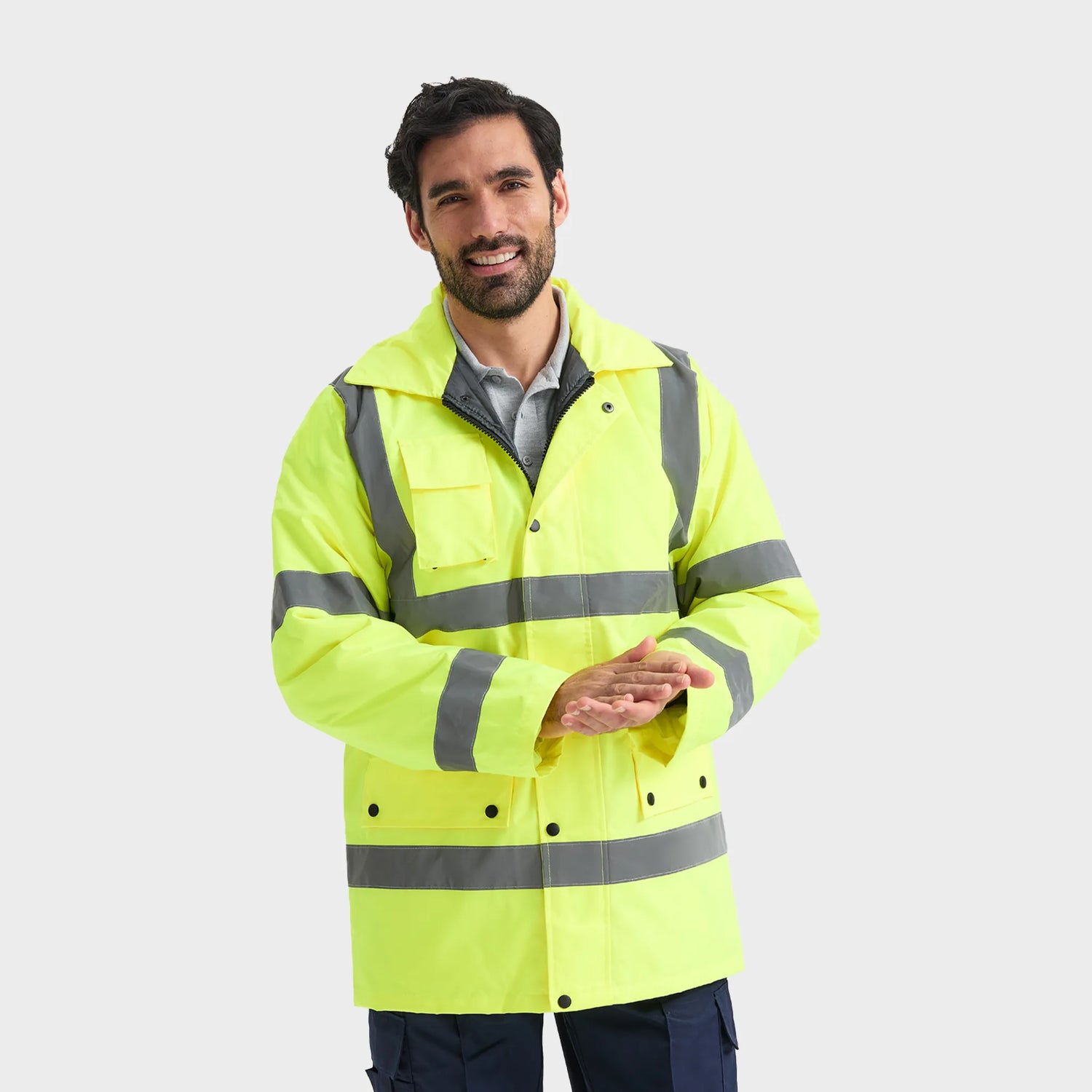 UC803 Hi Vis Road Safety Jacket