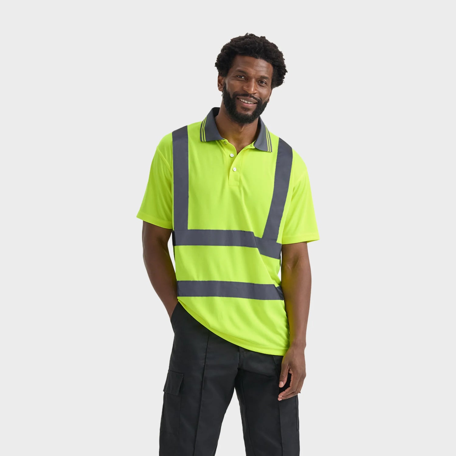 UC808 Hi Vis Short Sleeve Polo Shirt