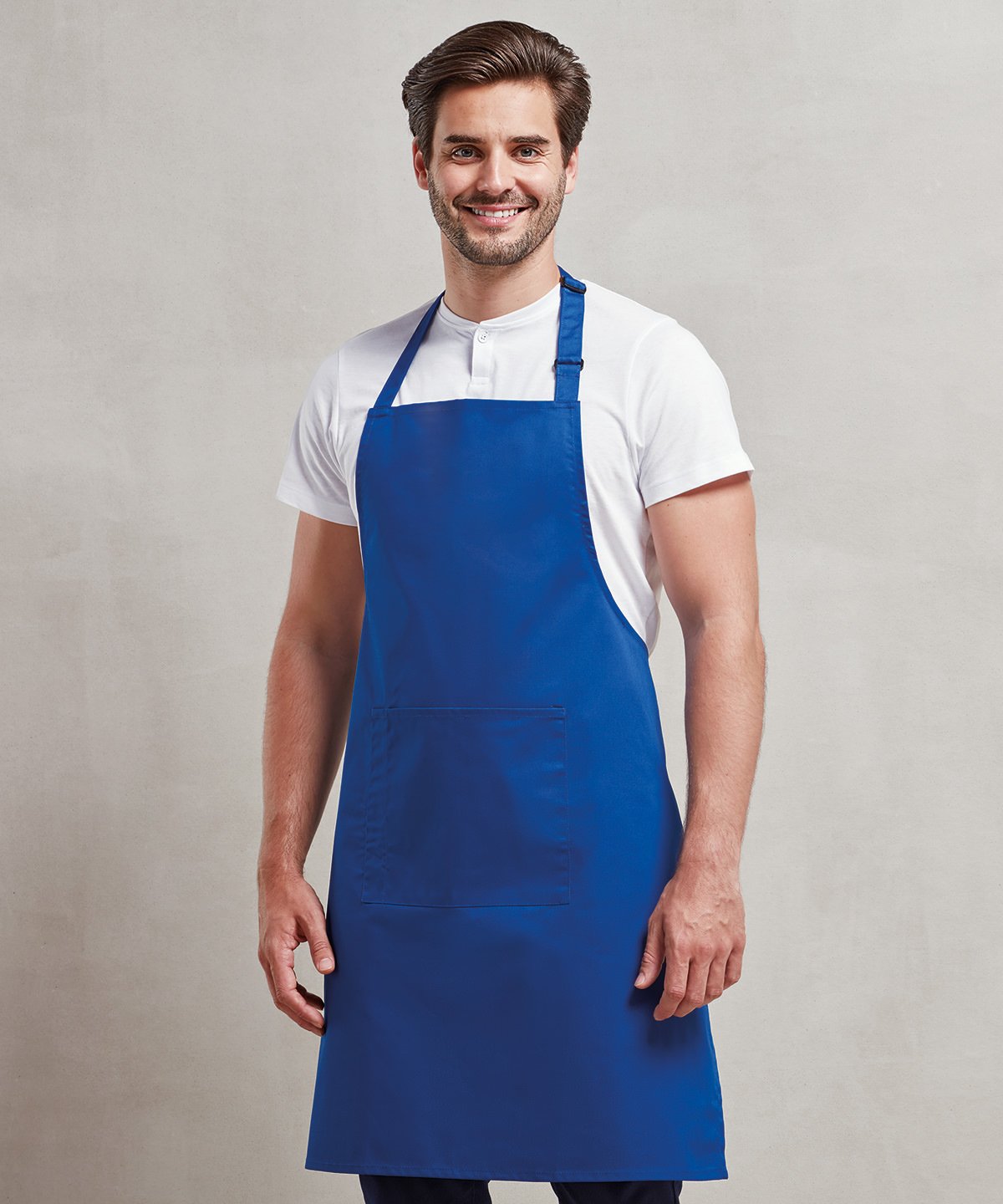 PR154 Colour Apron Bib with Pocket